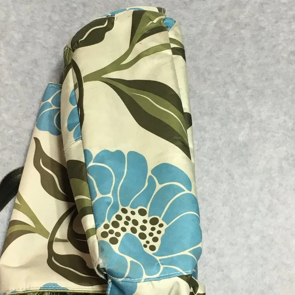 Ju Ju Be Diaper Bag Changing Pad Crossbody Strap Green Blue Marvelous Mums - Picture 12 of 14